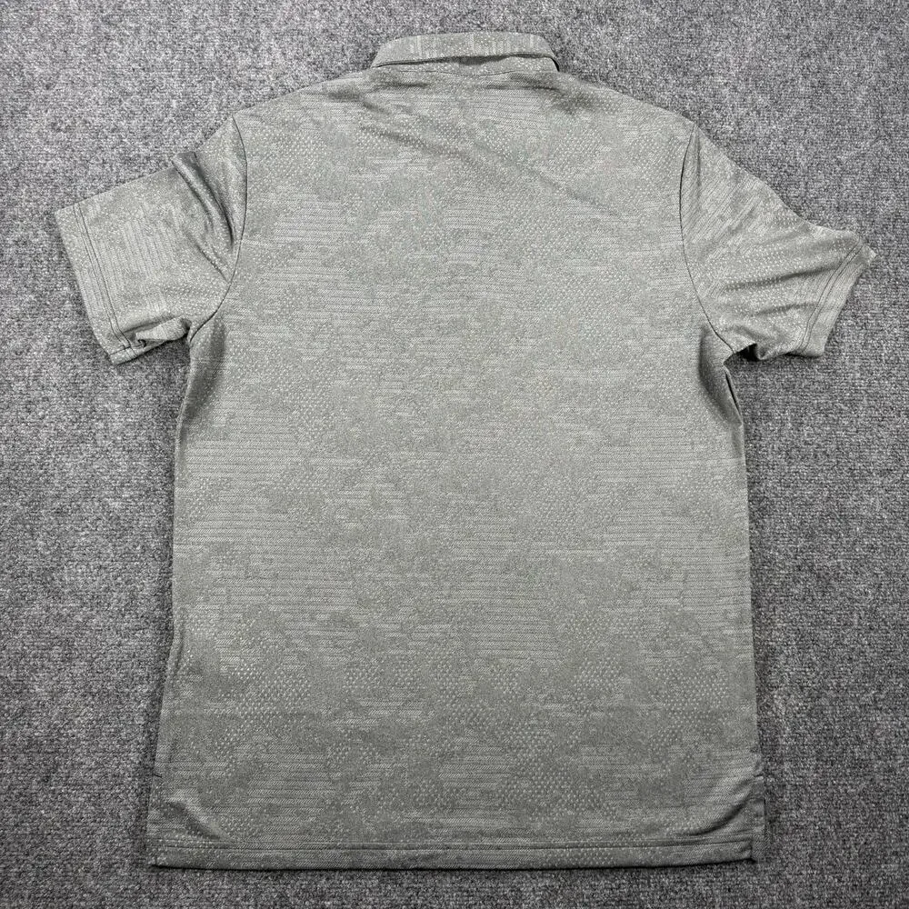 Adidas Primegreen Camo Polo Shirt Men’s Medium Gray Golf Performance NWT